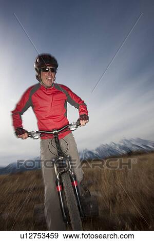 Mountain biker View Large Photo Image Stock Photo - Mountain biker. Fotosearch
