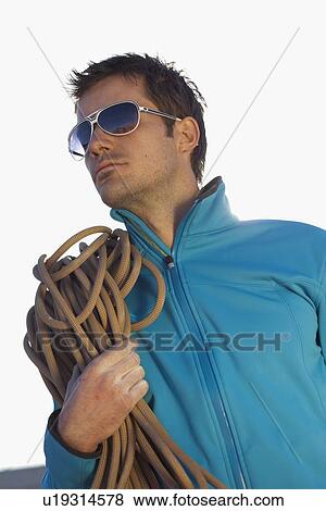 Stock Photo - Mountain climber. Fotosearch