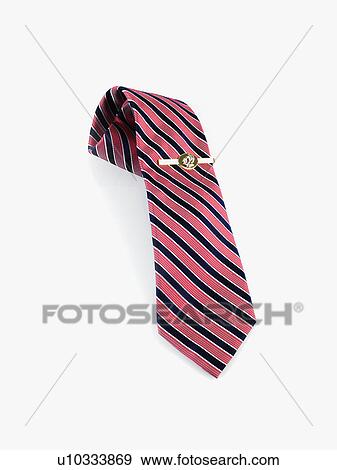 Necktie and tie clip View Large Photo Image Stock Photo - Necktie and tie clip. Fotosearch
