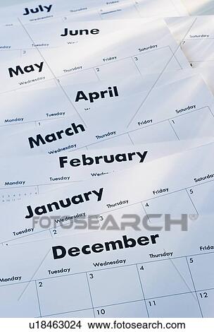 Pages of a calendar View Large Photo Image Picture - Pages of a calendar. Fotosearch