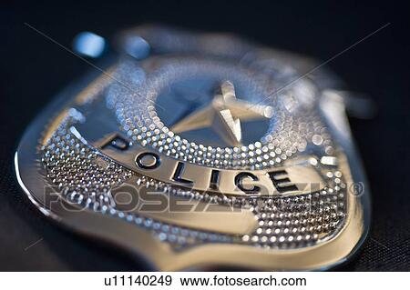 Stock Photo - Police badge. Fotosearch