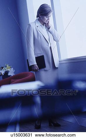 Stock Image - Portrait of a businesswoman. Fotosearch