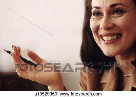Stock Image - Portrait of a businesswoman. Fotosearch