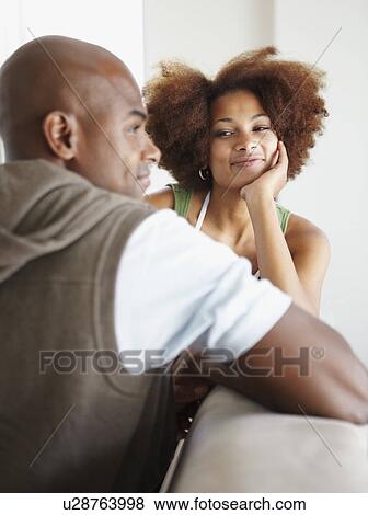 Portrait of a couple View Large Photo Image Stock Photo - Portrait of a couple. Fotosearch