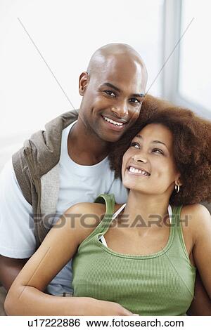 Stock Photograph - Portrait of a couple. Fotosearch