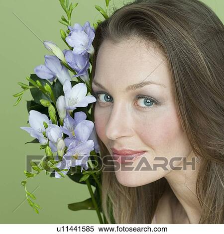 Stock Photography - Portrait of a woman. Fotosearch