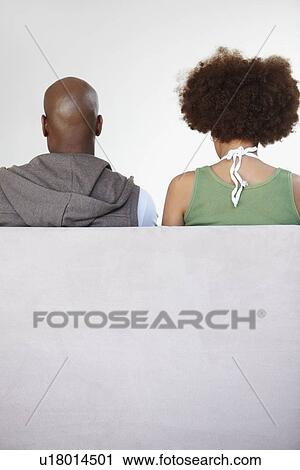 Portrait of the back of a couple View Large Photo Image Stock Image - Portrait of the back of a couple. Fotosearch