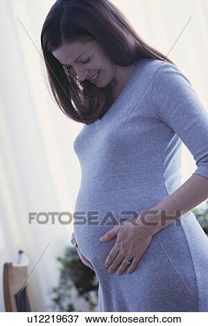 Pregnant woman View Large Photo Image Stock Photo - Pregnant woman. Fotosearch