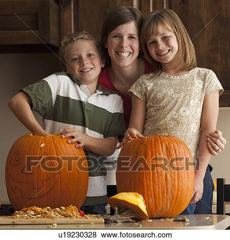 Pumpkin carving View Large Photo Image Stock Photo - Pumpkin carving. Fotosearch