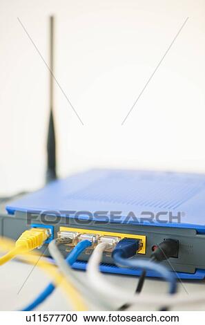 Stock Image - Router. Fotosearch