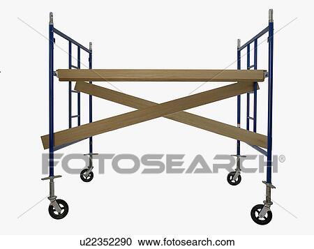 Stock Image - Scaffolding. Fotosearch