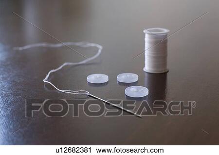 Stock Image - Sewing supplies. Fotosearch