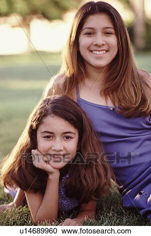 Stock Image - Sisters. Fotosearch