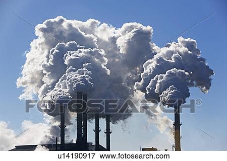 Smoke stacks View Large Photo Image Stock Photo - Smoke stacks. Fotosearch