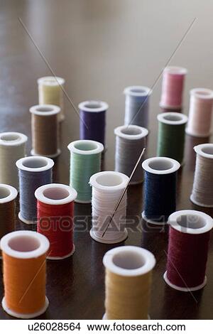 Spools of thread View Large Photo Image Picture - Spools of thread. Fotosearch