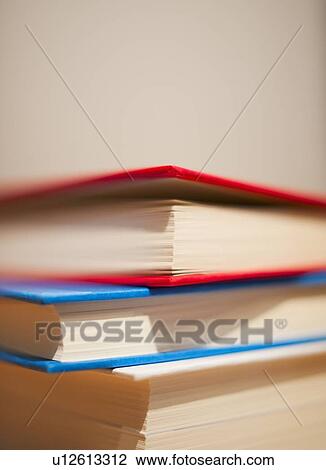 Stock Image - Stack of books. Fotosearch