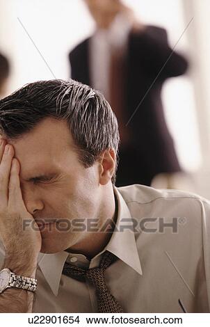 Stressed businessman View Large Photo Image Picture - Stressed businessman. Fotosearch