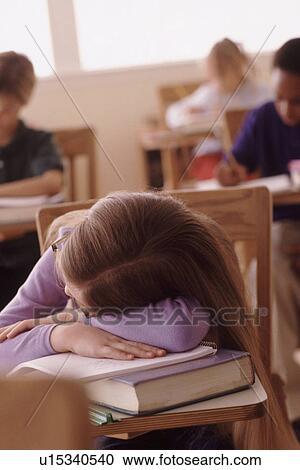 Student sleeping at desk View Large Photo Image Stock Image - Student sleeping at desk. Fotosearch