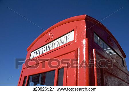 Stock Photo - Telephone booth. Fotosearch