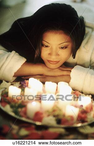 Picture - Woman at the spa. Fotosearch