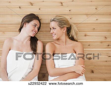 Stock Image - Woman at the spa. Fotosearch