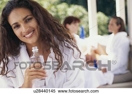 Stock Photography - Woman at the spa. Fotosearch