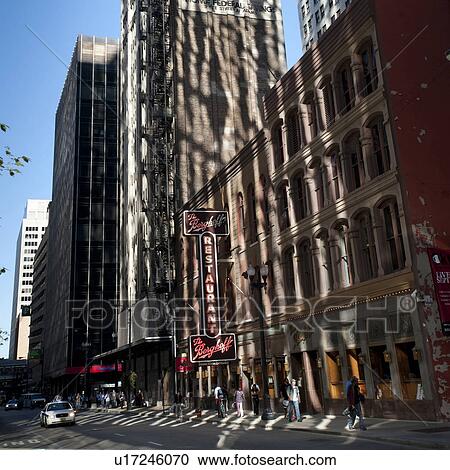 Stock Image - Berghoff Restaurant in Chicago. Fotosearch