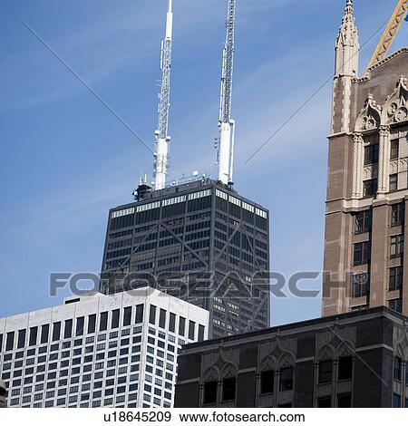 Stock Photo - Buildings in Chicago. Fotosearch
