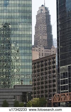 Stock Image - Chicago Buildings. Fotosearch