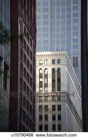 Chicago Buildings View Large Photo Image Stock Photo - Chicago Buildings. Fotosearch