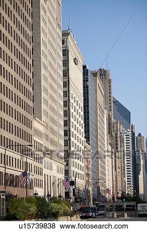 Stock Photo - Chicago Buildings. Fotosearch