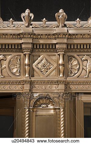 Stock Image - Chicago, Metallic Wall. Fotosearch