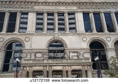 Chicago Public Library View Large Photo Image Stock Photo - Chicago Public Library. Fotosearch