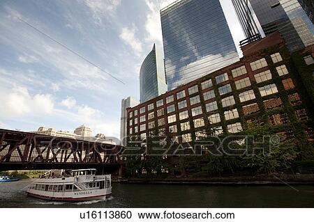 Stock Image - Chicago River. Fotosearch