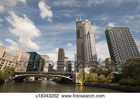 Stock Image - Chicago, Sears Tower. Fotosearch