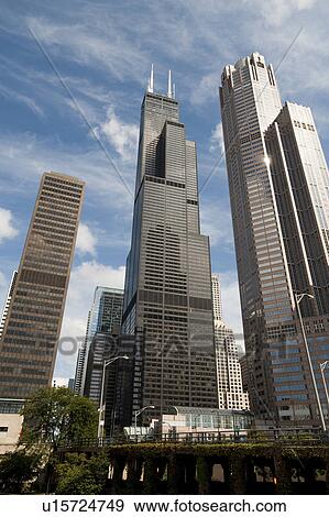 Stock Photo - Chicago, Sears Tower. Fotosearch