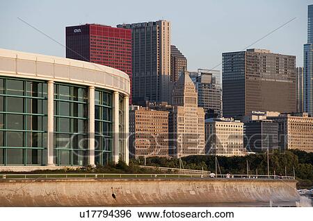 Chicago Shedd Aquarium View Large Photo Image Stock Photograph - Chicago Shedd Aquarium. Fotosearch