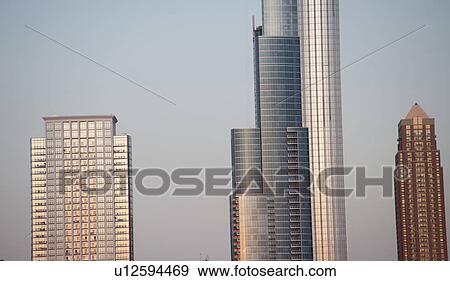Stock Photo - Chicago Skyline. Fotosearch