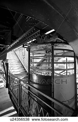 Stock Photo - Chicago Staircase. Fotosearch