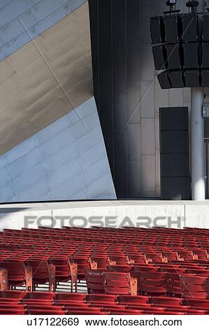 Stock Photo - Chicago, The Pritzker Pavilion. Fotosearch