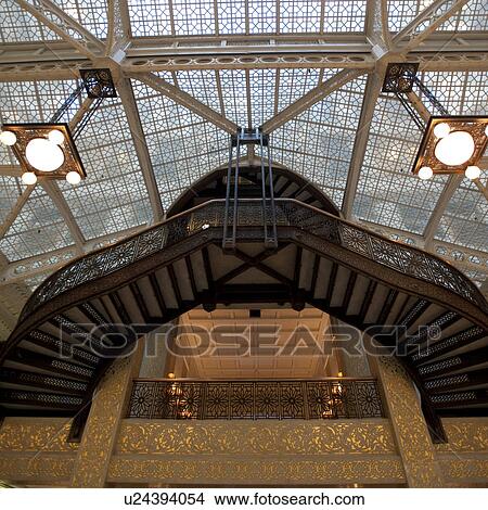 Chicago, The Rookery Building View Large Photo Image Picture - Chicago, The Rookery Building. Fotosearch