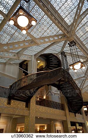 Stock Image - Chicago, The Rookery Building. Fotosearch