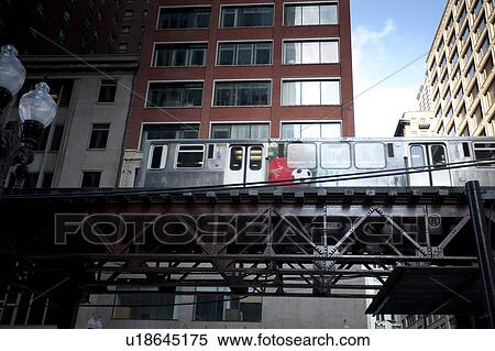 Chicago Train View Large Photo Image Stock Photography - Chicago Train. Fotosearch