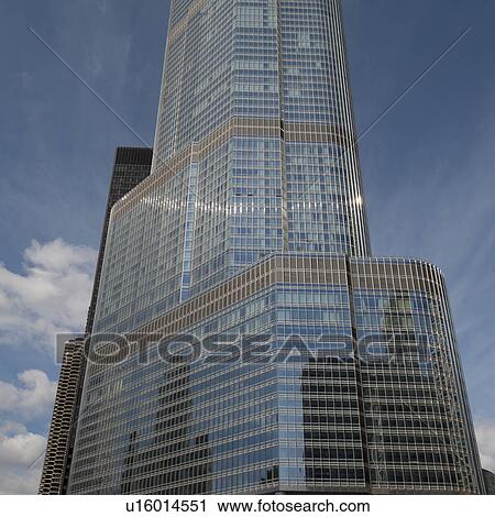 Stock Image - Chicago, Trump Tower. Fotosearch