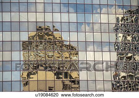 Reflection of buildings in Chicago View Large Photo Image Stock Image - Reflection of buildings in Chicago. Fotosearch