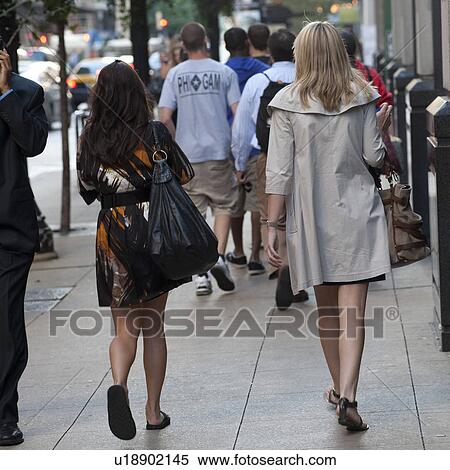 View of Pedestrians on sidewalk in Chicago View Large Photo Image Stock Photography - View of Pedestrians on sidewalk in Chicago. Fotosearch