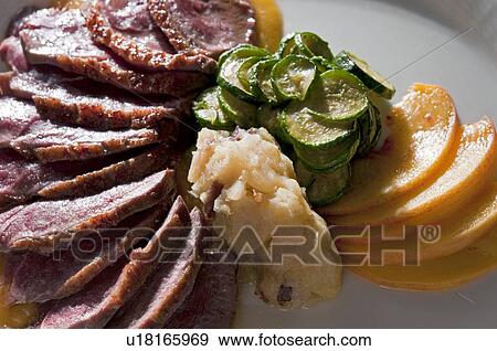 Closeup of a high cuisine dish View Large Photo Image Stock Photo - Closeup of a high cuisine dish. Fotosearch