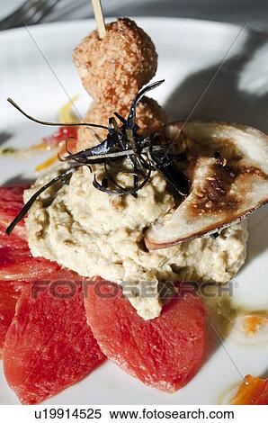 Stock Photography - Closeup of a high cuisine dish. Fotosearch