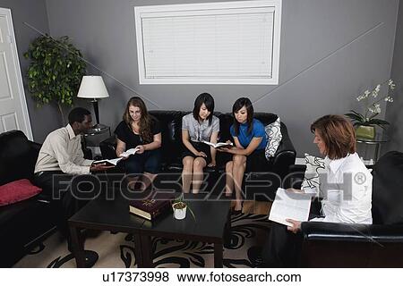 a group of people having a bible study View Large Photo Image Stock Photo - a group of people having a bible study. Fotosearch
