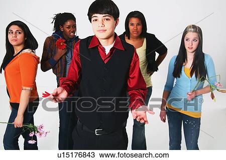 boy having a choice in girlfriend View Large Photo Image Stock Image - boy having a choice in girlfriend. Fotosearch